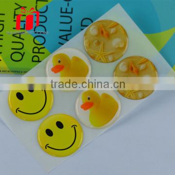 custom clear glitter epoxy stickers, epoxy resin sticker factory easter holiday egg sticker with great price for children gifts