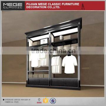 High end clothes wall display shelf