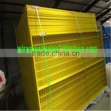 6*10'*2.8mm Hot Dipped Galvanized Then Electrostatic Spraying Temporary Fence for Canada ...