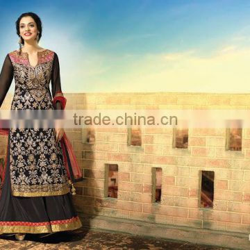 Wholesale Georgette Zari Work Designer Palazzo Salwar Suit