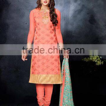 Designer glass Cotton Salwar Kameez For Women