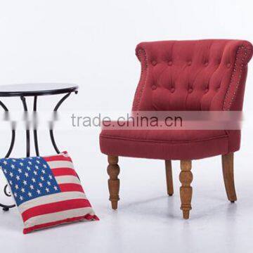 hot sale red luxury design hairdressing chair barber shop waiting chairs