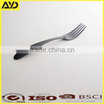4pcs Black Stainless Steel Dinnerware Knives Fork Spoon Teaspoon Cutlery