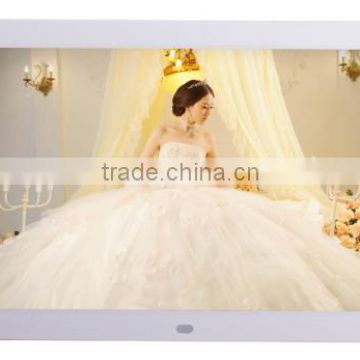 Black White 1280*800 12inch 16:9 Advertising Player with Remote Control