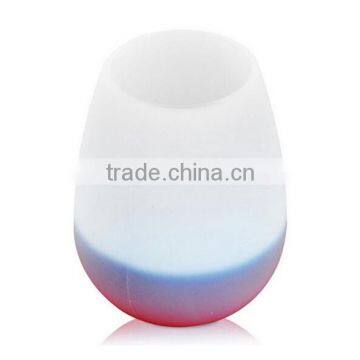 BPA Free Unbreakable Silicone Wine Cup Outdoor Travel Camping Party Cup photo-2