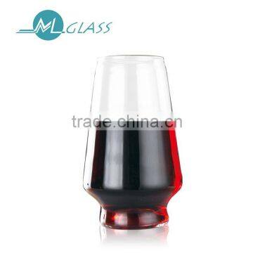 400ml high borosilicate antique colored wine glass cups with led light N6442