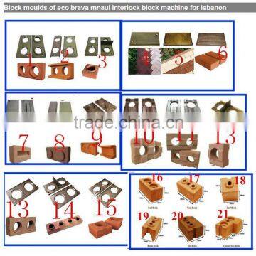 Manual Block Making Machine, Interlock Brick Making Machine,eco Brava Clay Brick Machine photo-6