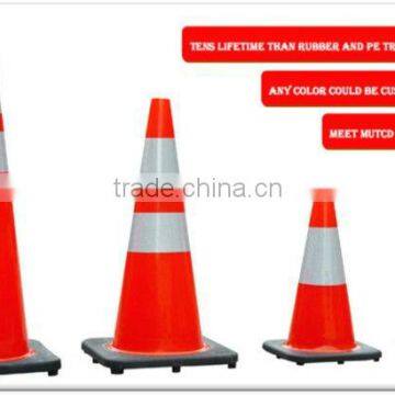 pvc traffic cone,retractable safety cones,750mm reflective traffic cone