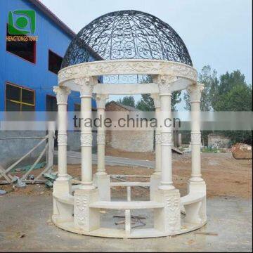 Creamy white marble gazebo