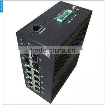 5 Year Warranty 4 Fiber Port and 8 RJ45 Port Din-rail Managed Gigabit Industrial Ethernet Switch I712A photo-5