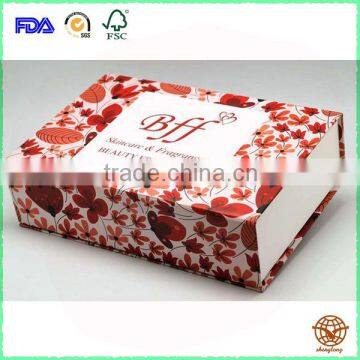 Custom Printing Magnetic Closure Cardboard Box /Luxury Matte Black Box