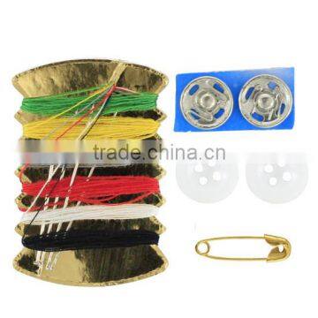 Yangzhou factory cheap mini sewing kit, hotel sewing kit