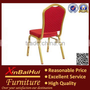 Festival Kermesinus Suede Gold Tube Folding Lawn Chairs Aluminum photo-2