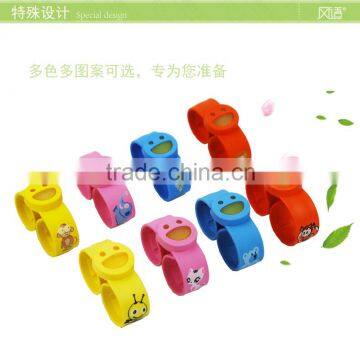 2016 Kid safe insect repellant custom silicone mosquito repellent wristband