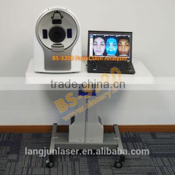 Portable magic mirror facial skin analyzer for skin scanning analysis