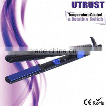 Factory Top 5 Cold Air travel anion hair straightener brush with ceramic heater