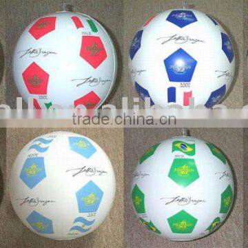 Funny Beach Ball/football / Water Promotional Toys/ Inflatable Vinyl Toys