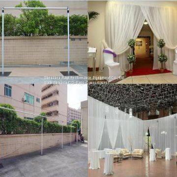 2017 Aluminium Fashionable Adjustable Pipe Drape Decor for Wedding/ Event /Party