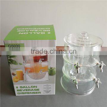 2016 Hot Sell 2 Tiers 4 Blocks Plastic Beverage Dispenser