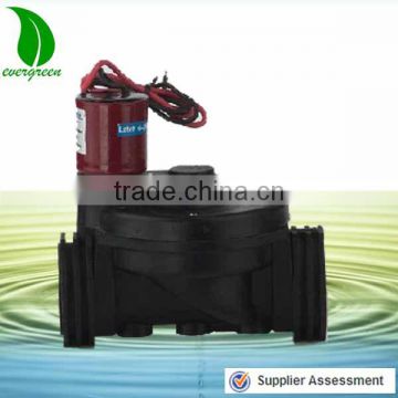 Plastic electromagnetic control solenoid valve