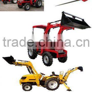 Front loader with CE tractor