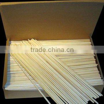 Round Bamboo Ice Cream Stick With Two Flat Ends