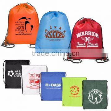 Kids Cool Drawstring Cinch Bag With Safety Reflective Strap photo-6