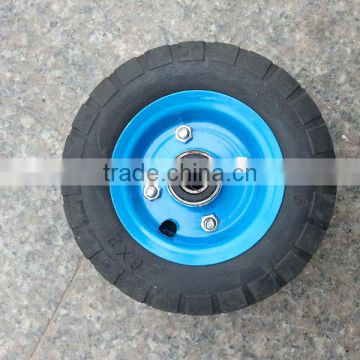 Small Red Inflatable Wheel For Trolley