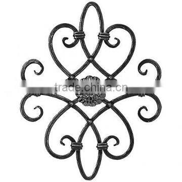 wrought iron forged steel rosette