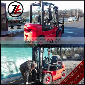 Chinese 2.5T diesel/gasoline/dual fuel forklift with side shift