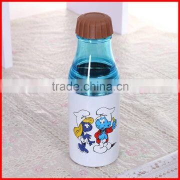 Novety 2017 New Design Kids Stainless Steel Cup With Plastic Cap Cartoon Water Bottle photo-2