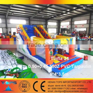 Inflatable Bouncer Tinfla 34 in PVC Tarpaulin Pirate Caribbean