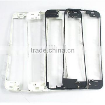 black/white For iPhone 5 Touch Screen Frame Bezel with hot melt glue