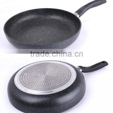 Cantonese Non Stick Marble Coating Fry Pan With Single Handle photo-6
