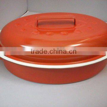 Colorful Ceramic Coating Roasting Pan photo-3