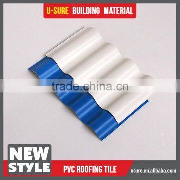 Trapezoid style pvc kerala house roofing tile