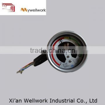 Y63 stainless steel electric contact curved rod with line of SF6 gas density gauge