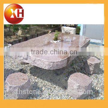 Outdoor Stone Long Bench Seating Chair With Cheap Sale photo-2