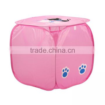 2017 cheap promotion foldable factory price cat laundry sorter