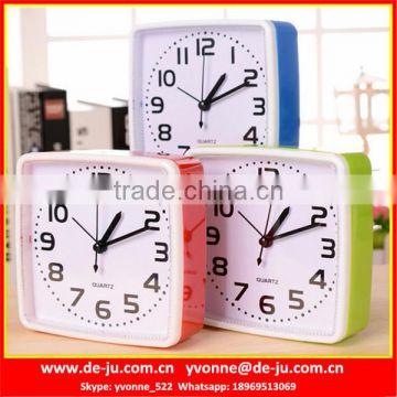 Simple Square Cheap Table Clocks