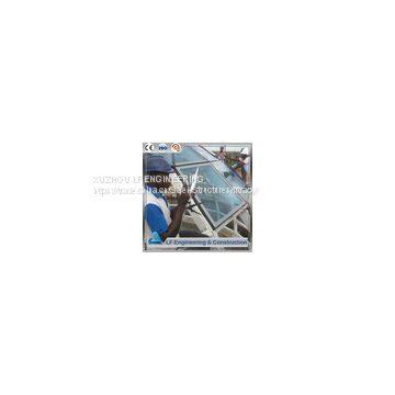 Building Construction Steel Structure Tempered Glass Dome photo-3