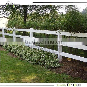 2-Rail / 3-Rail / 4-Rail vinyl farm PVC fenceing