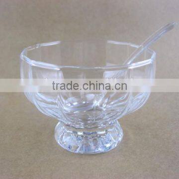 Glass Candy Bowl Round Glass Bowl Vase photo-2