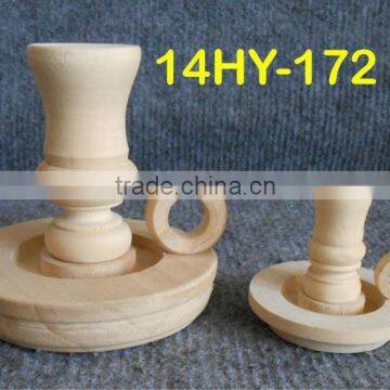 factory discount new unfinished wooden candle holder