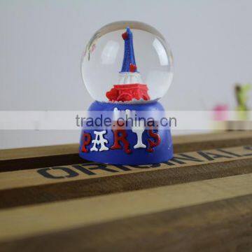France Paris Eiffel Tower Water Snow Globe photo-4