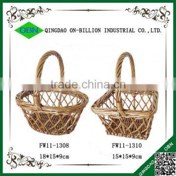 Hand Knitting Wicker Gift Basket Miniature Wicker Baskets