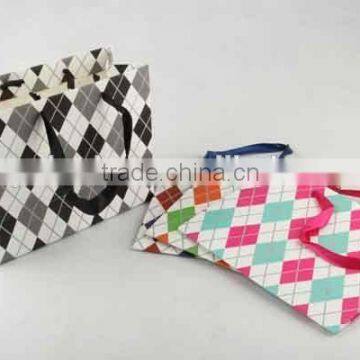 Foldable Gift Bag With Diamond Pattern/ Shopping Bag photo-2