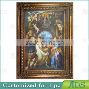 Antique Art Frame Moulding With Handmade Oil Painting for Home Decoration photo-4