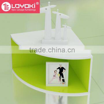 New Arrival MDF Wood Corner Cabinet DIY Assembly Higher Quality Organizer Home Furniture photo-5