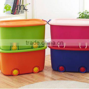 1929 Plastic Storage boxes with lids, wheels and handles